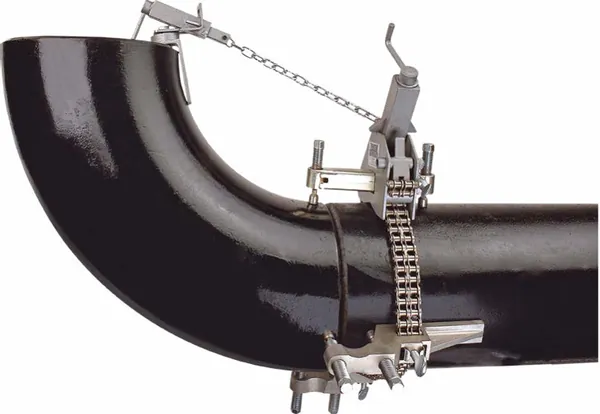Double Jackscrew Pipe Chain Clamp
