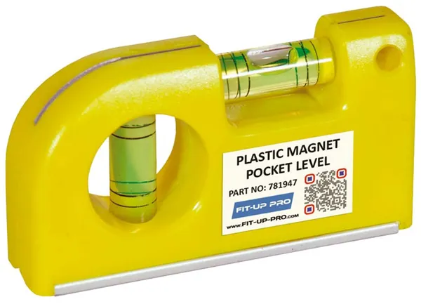 Plastic Magnet Pocket Level