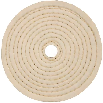 Disco de algodón cosido