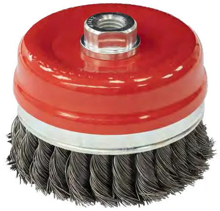 Cepillo de taza trenzado M14